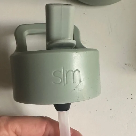 simple modern sage green S'well-style Straw Lid Water Bottle - Picture 3 of 6